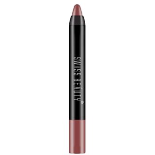 Swiss Beauty 12 Hrs. Stay Matte Lip Crayon, Browine Point, 3g at Rs.299